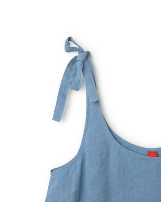 SanDahlia blouse Ewa i Walla blouse top striped linen Mariella 33412 SS26 indigo Ewa i Walla blouse top striped linen Mariella 33412 SS26 indigo