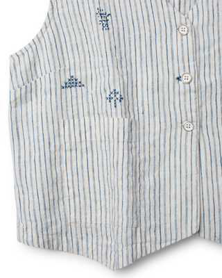 SanDahlia blouse Ewa i Walla blouse striped linen Pomona 33413 SS26 striped Ewa i Walla blouse striped linen Pomona 33413 SS26 striped