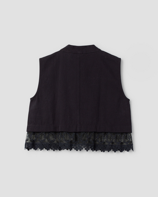 Ewa i Walla vest twill Olivia 33423 AW26 black