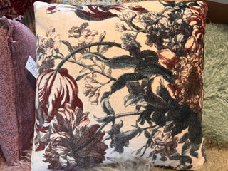 SanDahlia Kussens Kussen vintage bloemenprint Kussen vintage bloemenprint