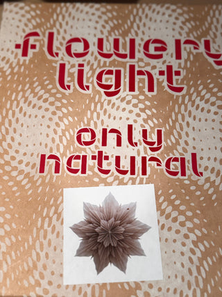 SanDahlia hanglamp Flower lamp taupe M Flower lamp taupe M