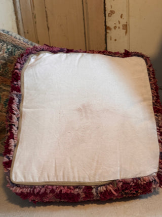 SanDahlia Kussens Poef bordeaux vintage kelim Poef bordeaux vintage kelim