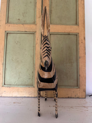 SanDahlia beelden Metalen Zebra Metalen Zebra