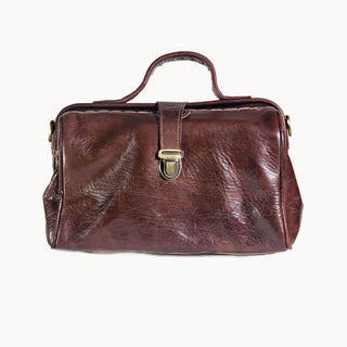 Doenya Leather Fashion Leren tas 'Petit': Bruin Leren tas 'Petit': Bruin