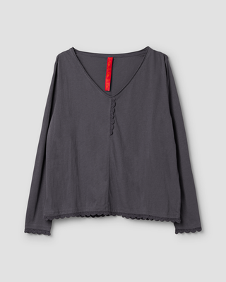 SanDahlia Shirts & Tops Ewa i Walla shirt jersey Dawn 44170 AW25 graphite Ewa i Walla shirt jersey Dawn 44170 AW25 graphite