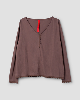 SanDahlia Shirts & Tops Ewa i Walla shirt jersey Dawn 44170 AW25 peppercorn Ewa i Walla shirt jersey Dawn 44170 AW25 peppercorn