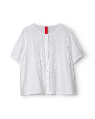 SanDahlia blouse Ewa i Walla blouse sushi voile Gun 44186 SS26 oat Ewa i Walla blouse sushi voile Gun 44186 SS26 oat