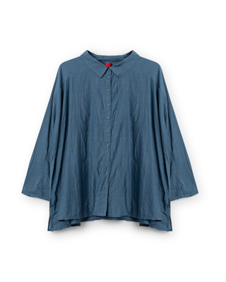 SanDahlia blouse Ewa i Walla blouse cotton Eris 44188 SS26 blue Ewa i Walla blouse cotton Eris 44188 SS26 blue