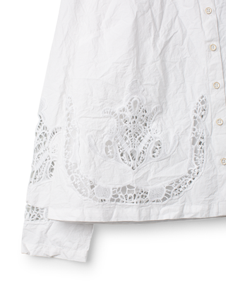 SanDahlia blouse Ewa i Walla blouse cotton lace Trinity 44191 SS26 white Ewa i Walla blouse cotton lace Trinity 44191 SS26 white