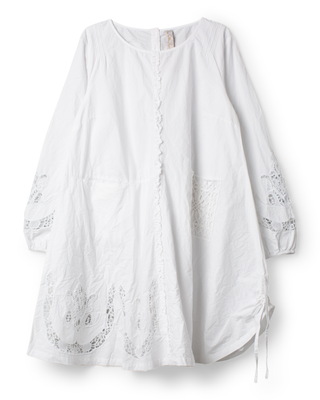 SanDahlia blouse Ewa i Walla blouse cotton lace Soli 44192 SS26 white Ewa i Walla blouse cotton lace Soli 44192 SS26 white