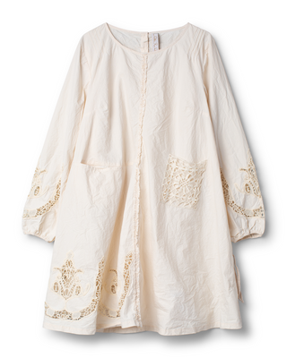 SanDahlia blouse Ewa i Walla blouse cotton lace Soli 44192 SS26 oat Ewa i Walla blouse cotton lace Soli 44192 SS26 oat