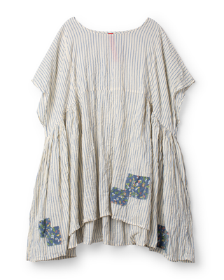 SanDahlia tuniek One Size Ewa i Walla tunic striped voile Sabine 44194 SS26 original Ewa i Walla tunic striped voile Sabine 44194 SS26 original