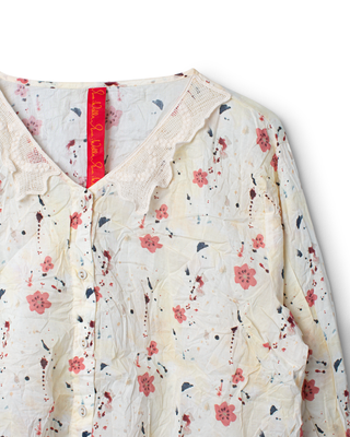 SanDahlia tuniek Ewa i Walla tunic flower voile Rosabel 44197 SS26 original Ewa i Walla tunic flower voile Rosabel 44197 SS26 original