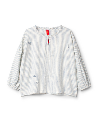 SanDahlia blouse Ewa i Walla blouse striped linen Penolepe 44200 SS26 striped Ewa i Walla blouse striped linen Penolepe 44200 SS26 striped