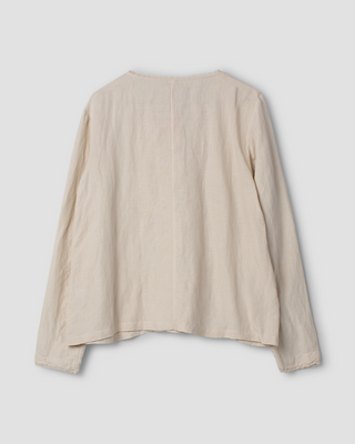SanDahlia blouse Ewa i Walla blouse linen Sivi 44211 AW26 bone white Ewa i Walla blouse linen Sivi 44211 AW26 bone white