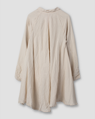 Ewa i Walla blouse linen Fia 44214 AW26 bone white