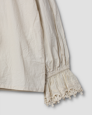 Ewa i Walla blouse cotton Dalia 44215 AW26 bone white