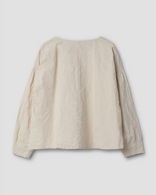 SanDahlia blouse Ewa i Walla blouse cotton Hera 44216 AW26 bone white Ewa i Walla blouse cotton Hera 44216 AW26 bone white