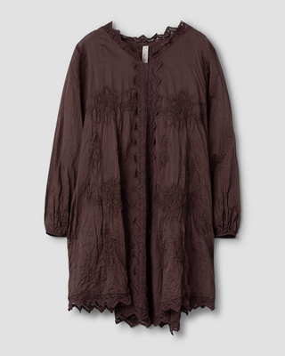 Ewa i Walla blouse organdie Lova 44228 AW26 raisin