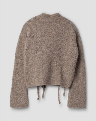 Ewa i Walla cardigan alpaca Calla  44232 AW26 sand