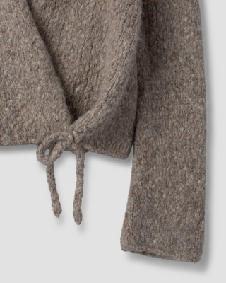 Ewa i Walla cardigan alpaca Calla  44232 AW26 sand
