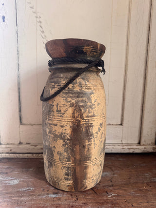 SanDahlia vaas Nepalese vaas hout M nude Nepalese vaas hout M nude