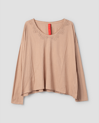 SanDahlia Shirts & Tops Ewa i Walla Shirt Gyrid Jersey 44985 AW24 taupe