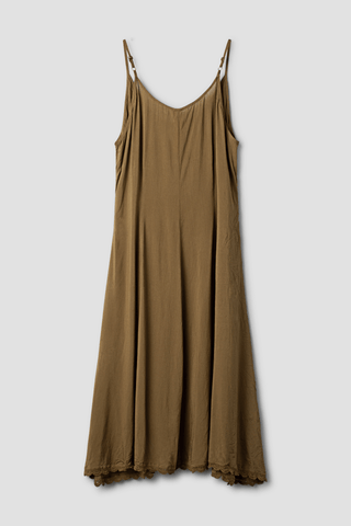 SanDahlia jurk Ewa i Walla Jurk Undra Viscose 55862 AW24 Olive