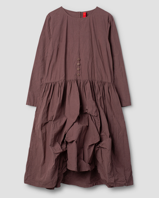 SanDahlia jurk Ewa i Walla dress cotton Britt 55916 AW25 peppercorn Ewa i Walla dress cotton Britt 55916 AW25 peppercorn