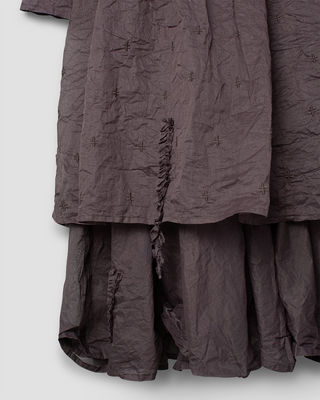 SanDahlia jurk Ewa i Walla dress embroidered organdie Carola 55917 AW25 graphite Ewa i Walla dress embroidered organdie Carola 55917 AW25 graphite