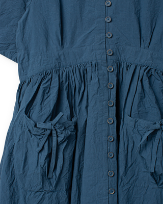 SanDahlia jurk Ewa i Walla dress cotton Bonnie 55941 SS26 blue Ewa i Walla dress cotton Bonnie 55941 SS26 blue