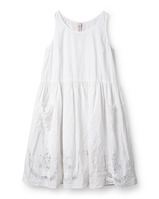 SanDahlia jurk Ewa i Walla dress cotton lace Karine 55942 SS26 oat Ewa i Walla dress cotton lace Karine 55942 SS26 oat