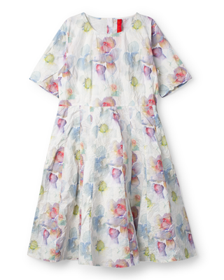 SanDahlia jurk Ewa i Walla dress flower cotton Sia 55950 SS26 original Ewa i Walla dress flower cotton Sia 55950 SS26 original