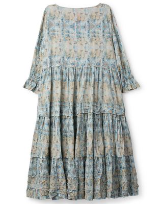 SanDahlia jurk Ewa i Walla dress checked voile Merit 55958 SS26 original Ewa i Walla dress checked voile Merit 55958 SS26 original