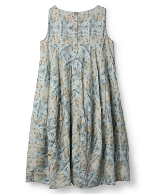 SanDahlia jurk Ewa i Walla checked linen Malin 55959 SS26 checked Ewa i Walla checked linen Malin 55959 SS26 checked