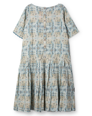 SanDahlia jurk Ewa i Walla checked linen Melina 55960 SS26 checked Ewa i Walla checked linen Melina 55960 SS26 checked