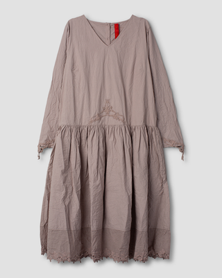 Ewa i Walla dress cotton Cia 55969 AW26 grey mauve
