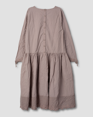 Ewa i Walla dress cotton Cia 55969 AW26 grey mauve