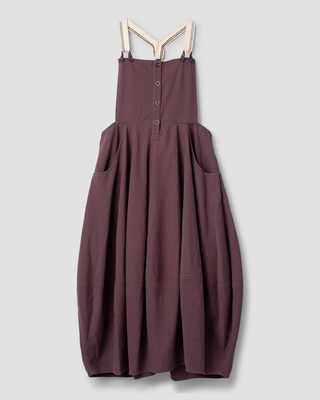 Ewa i Walla dress twill Ekanta 55970 AW26 raisin