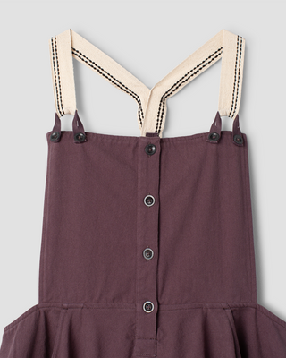 Ewa i Walla dress twill Ekanta 55970 AW26 raisin