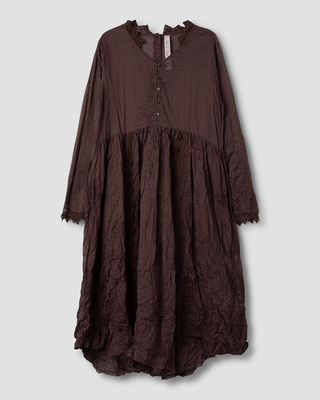 Ewa i Walla dress organdie Hillevi 55971 AW26 raisin