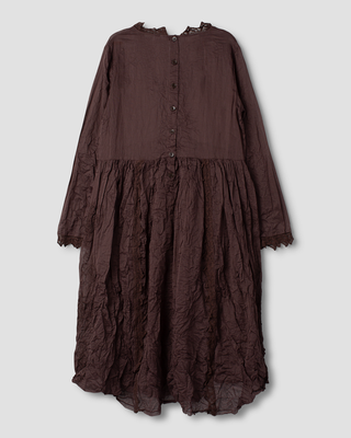 Ewa i Walla dress organdie Hillevi 55971 AW26 raisin