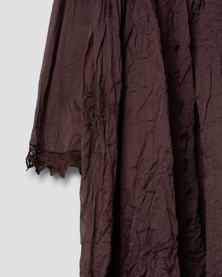 Ewa i Walla dress organdie Hillevi 55971 AW26 raisin