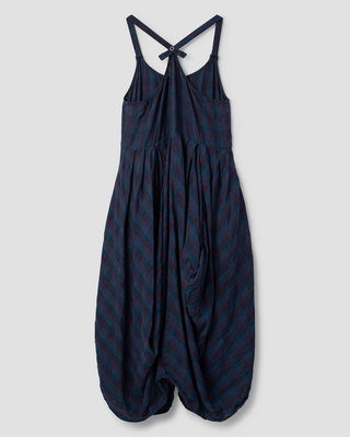 Ewa i Walla dress blue checked Kyra 55974 AW26 original