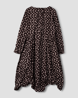 Ewa i Walla dress dot cotton Klara 55980 AW26 brown