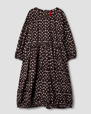 Ewa i Walla dress dot cotton Bella 55981 AW26 brown
