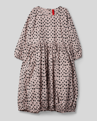 Ewa i Walla dress dot cotton Bella 55981 AW26 grey mauve