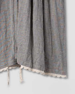 Ewa i Walla dress striped linen Agnes 55982 AW26 original