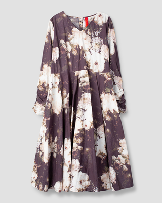 SanDahlia jurk Ewa i Walla dress cotton flower print Lollo 55984 AW26 original Ewa i Walla dress cotton flower print Lollo 55984 AW26 original