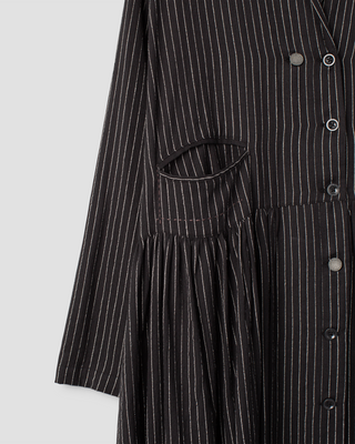 SanDahlia jurk Ewa i Walla dress wool Nellie 55989 AW26 black Ewa i Walla dress wool Nellie 55989 AW26 black